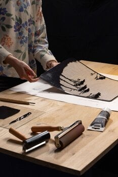 Culoare pentru linogravură Pébéo Lino Paint Culoare pentru linogravură Alb Titanium 80 ml - 4