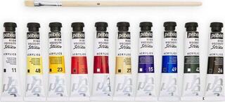 Culoare acrilică Pébéo Acrylic Paint Set de vopsele acrilice 10 x 20 ml 10 Bucăți - 2