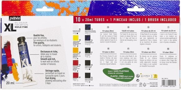 Õlivärv Pébéo Oil Paint Õlivärv Mix 10 x 20 ml 10 tk - 3