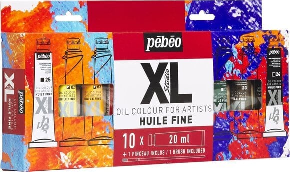 Õlivärv Pébéo Oil Paint Õlivärv Mix 10 x 20 ml 10 tk - 4