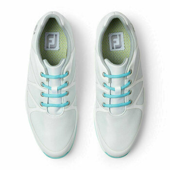 Women's golf shoes Footjoy Leisure White-Blue 37 - 3