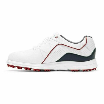 Junior golfcipők Footjoy Pro SL White/Navy/Red 32,5 - 2