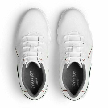 Джуниър голф обувки Footjoy Pro SL White/Navy/Red 32,5 - 3