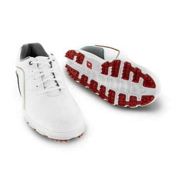 Junior golfcipők Footjoy Pro SL White/Navy/Red 32,5 - 4