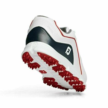 Junior golfcipők Footjoy Pro SL White/Navy/Red 35 - 5