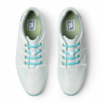 Women's golf shoes Footjoy Leisure White-Blue 38 - 3