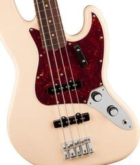 Baixo de 4 cordas Fender Vintera III Early '60s Jazz Bass RW Olympic White Baixo de 4 cordas - 2