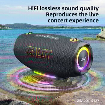 Portable Lautsprecher Zealot S127 Black Portable Lautsprecher - 8