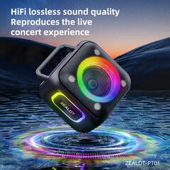 Portable Lautsprecher Zealot PT01 2mics Black Portable Lautsprecher - 4