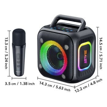 Portable Lautsprecher Zealot PT01 2mics Black Portable Lautsprecher - 13