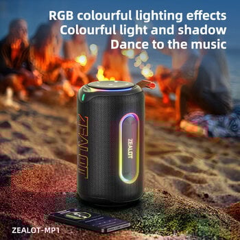 Portable Lautsprecher Zealot MP1 Black Portable Lautsprecher - 9