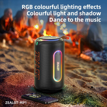 Portable Lautsprecher Zealot MP1 Blue Portable Lautsprecher - 9