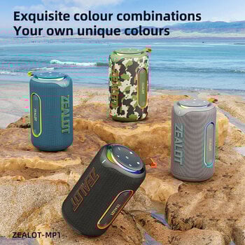 Portable Lautsprecher Zealot MP1 Gray Portable Lautsprecher - 13