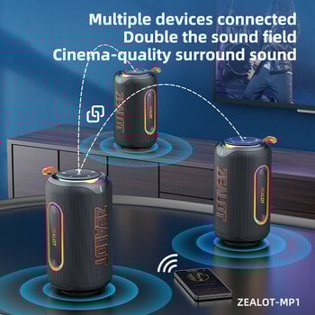 Portable Lautsprecher Zealot MP1 Kaki Portable Lautsprecher - 10