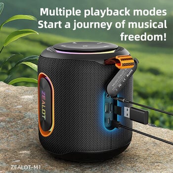 Portable Lautsprecher Zealot M1 Gray Portable Lautsprecher - 12