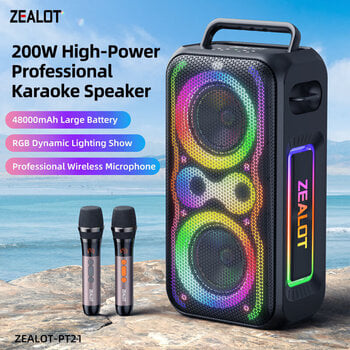 Portable Lautsprecher Zealot PT21 Black Portable Lautsprecher - 2