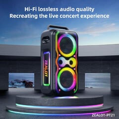 Portable Lautsprecher Zealot PT21 Black Portable Lautsprecher - 4