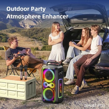 Portable Lautsprecher Zealot PT21 Black Portable Lautsprecher - 9