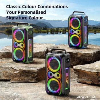 Portable Lautsprecher Zealot PT21 Black Portable Lautsprecher - 11