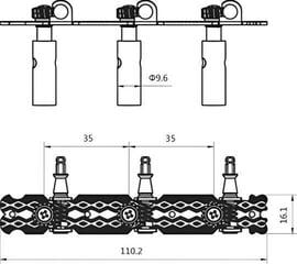 Guitar Tuning Machines Dr.Parts CMH 0150 CR Chrome Guitar Tuning Machines - 1
