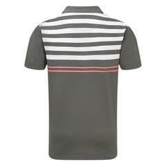 Polo košile Footjoy Stretch Pique with Graphic Stripes Granite/White/Watermelon S Polo košile - 1
