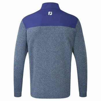 Poolopaita Footjoy Flat Back Rib and Woven Chill-Out Mens Pullover Twilight L - 2