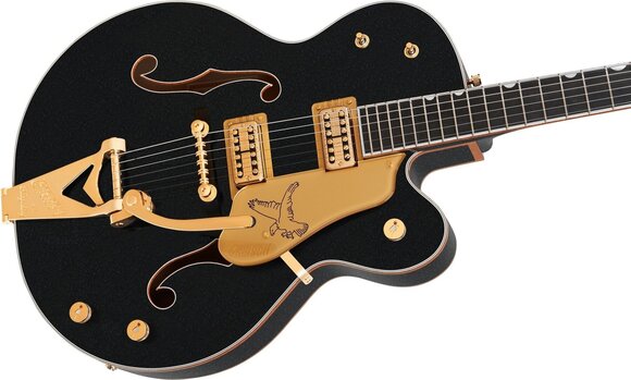 Semiakustická kytara Gretsch G6136TG-58 1958 Custom Falcon EB Emerald Night Semiakustická kytara - 4