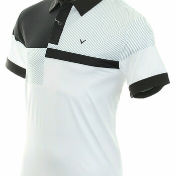Polo-Shirt Callaway Shoulder & Chest Block Weiß 2XL - 3