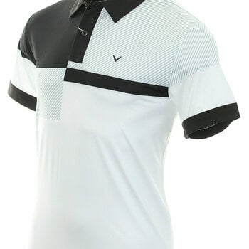 Chemise polo Callaway Chest Blocked Polo Golf Homme White XL - 3
