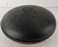 Shamann 12" 10 Notes with EQ 432Hz Spackle Black Tongue Drum