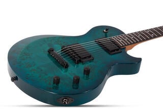Gitara elektryczna Schecter Solo-II Standard Ocean Blue Burst Burl Gitara elektryczna - 1
