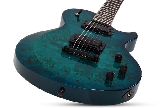 Gitara elektryczna Schecter Solo-II Standard Ocean Blue Burst Burl Gitara elektryczna - 3