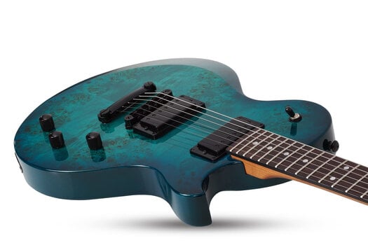 Gitara elektryczna Schecter Solo-II Standard Ocean Blue Burst Burl Gitara elektryczna - 4