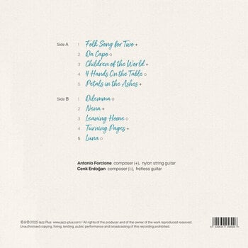 Vinyl Record Antonio Forcione & Cenk Erdoğan - Storytellers (LP) - 2