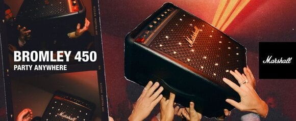 Partybox Marshall Bromley 450 Black & Brass Partybox - 17