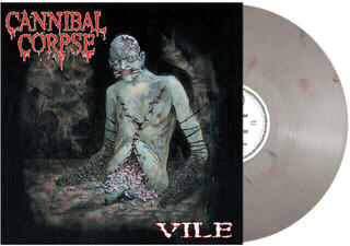 Disco in vinile Cannibal Corpse - Vile (Zombie Brains: Grey/Red Streaks Coloured) (LP) - 1