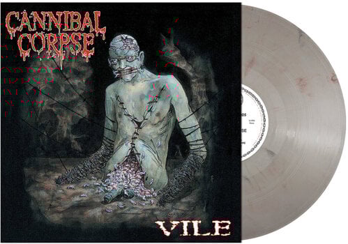 Disco in vinile Cannibal Corpse - Vile (Zombie Brains: Grey/Red Streaks Coloured) (LP) - 2