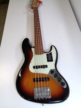 5-strängad basgitarr Fender Player Plus Jazz Bass V PF 3-Tone Sunburst 5-strängad basgitarr (Begagnad) - 2