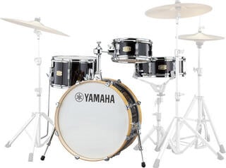 Akustik-Drumset Yamaha SBP0F4HRB Stage Custom Hip Basic SET Raven Black Akustik-Drumset - 1