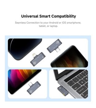 Mikrofon za Smartphone LUUCCO MiniPods K1 USB-C Wireless Lavalier Microphone Mikrofon za Smartphone - 15