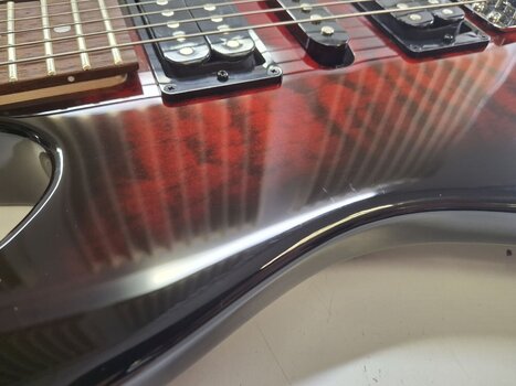 Elektrická gitara Ibanez GRX70QA-TRB Transparent Red Burst Elektrická gitara (Zánovné) - 3