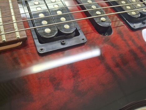 Elektrická gitara Ibanez GRX70QA-TRB Transparent Red Burst Elektrická gitara (Zánovné) - 4