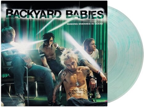 Disco de vinilo Backyard Babies - Making Enemies Is Good (Reissue) (Limited Edition) (Translucent Green Marble Coloured) (180 g) (LP) - 2