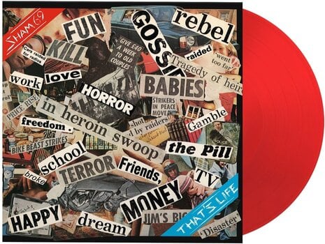 Vinylplade Sham 69 - That's Life (Reissue) (Gatefold) (Numbered/Limited Edition) (Translucent Red Coloured) (180 g) (LP) - 2