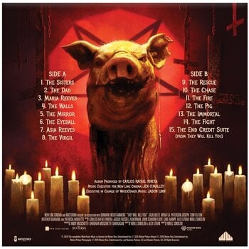 Vinylplade Carlos Rafael Rivera - They Will Kill You (O.S.T.) (Gatefold) (Satanic Splatter Coloured) (180 g) (LP) - 3