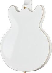 Halvakustisk guitar Epiphone Alex Lifeson 1976 ES-355 Reissue Alpine White Halvakustisk guitar - 3