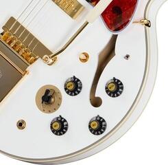 Halvakustisk guitar Epiphone Alex Lifeson 1976 ES-355 Reissue Alpine White Halvakustisk guitar - 4