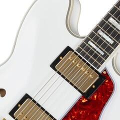 Halvakustisk guitar Epiphone Alex Lifeson 1976 ES-355 Reissue Alpine White Halvakustisk guitar - 5