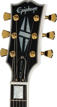Halvakustisk guitar Epiphone Alex Lifeson 1976 ES-355 Reissue Alpine White Halvakustisk guitar - 7