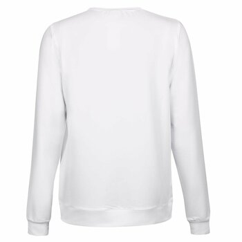 Hættetrøje/Sweater Golfino Retro Sport Round Neck Womens Sweater Optic White 34 - 2